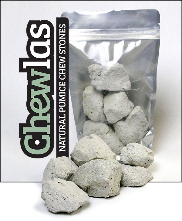 Chewlas pumice stones in package